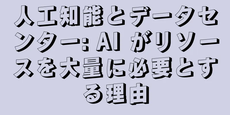人工知能とデータセンター: AI がリソースを大量に必要とする理由