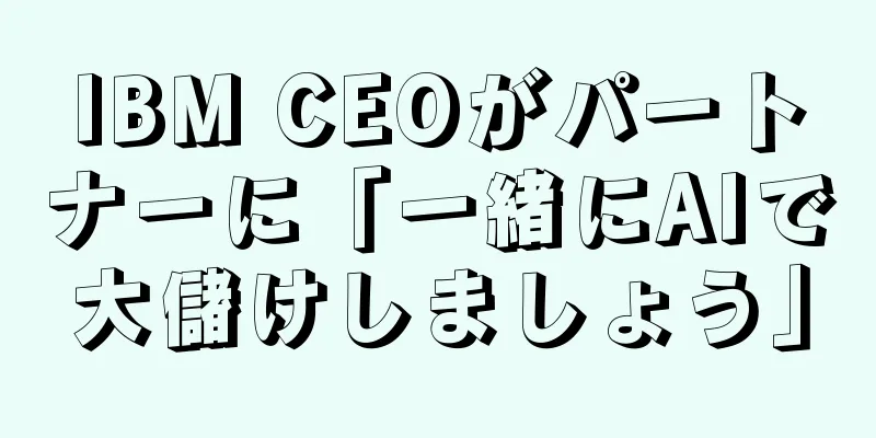IBM CEOがパートナーに「一緒にAIで大儲けしましょう」
