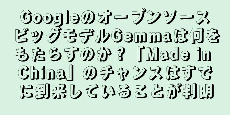 GoogleのオープンソースビッグモデルGemmaは何をもたらすのか？「Made in China」のチャンスはすでに到来していることが判明